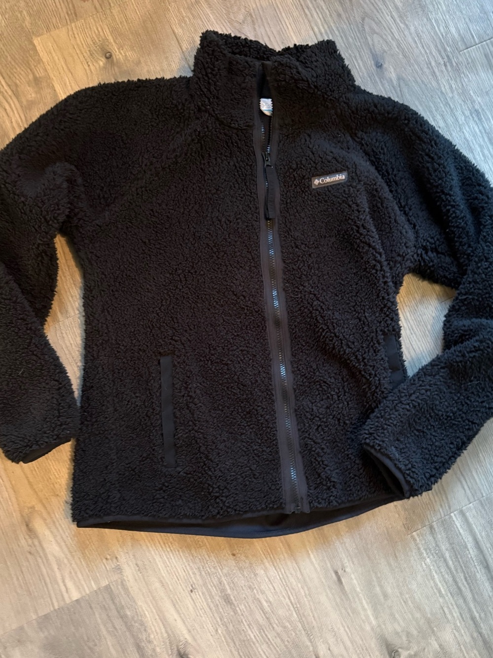 Columbia Black Teddy Fleece Jacket
